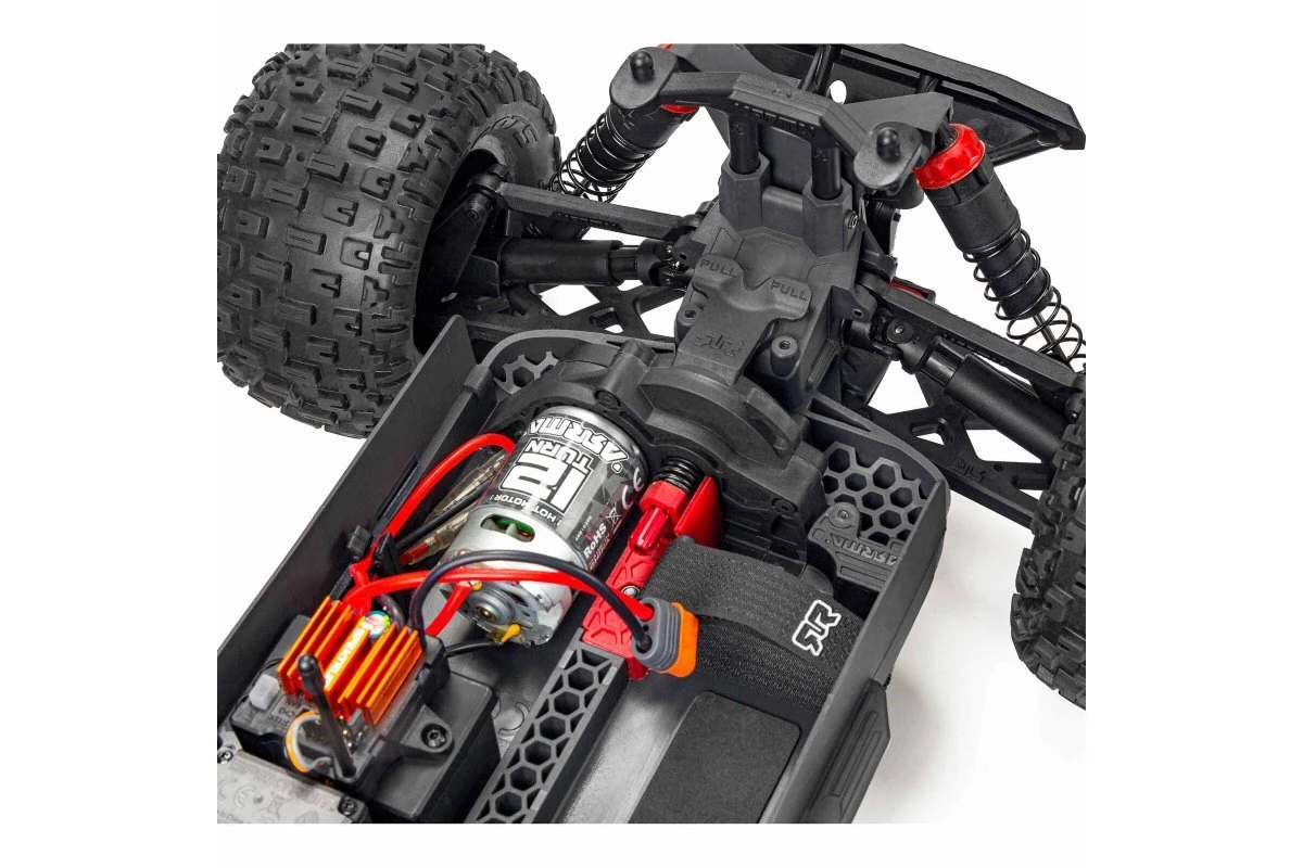 ARA4102V4T1 | ARRMA 1/10 GRANITE 4X2 Boost Mega 550 RTR Brushed RC Monster Truck - Orange - Image 12