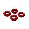 AR310906 | ARRMA Red Aluminium 17mm Serrated Wheel Nuts 4Pcs