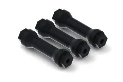 AR320218 | ARRMA Black CNC Aluminium Wing Post 2Pcs