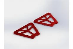 AR320264 | ARRMA Red Aluminium Suspension Brace 2Pcs