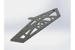 AR320350 | ARRMA Gunmetal Aluminium TVP Chassis