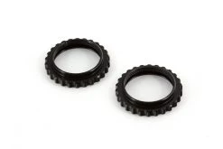 AR330211 | ARRMA Black Aluminium Spring Adjuster Nuts 2Pcs
