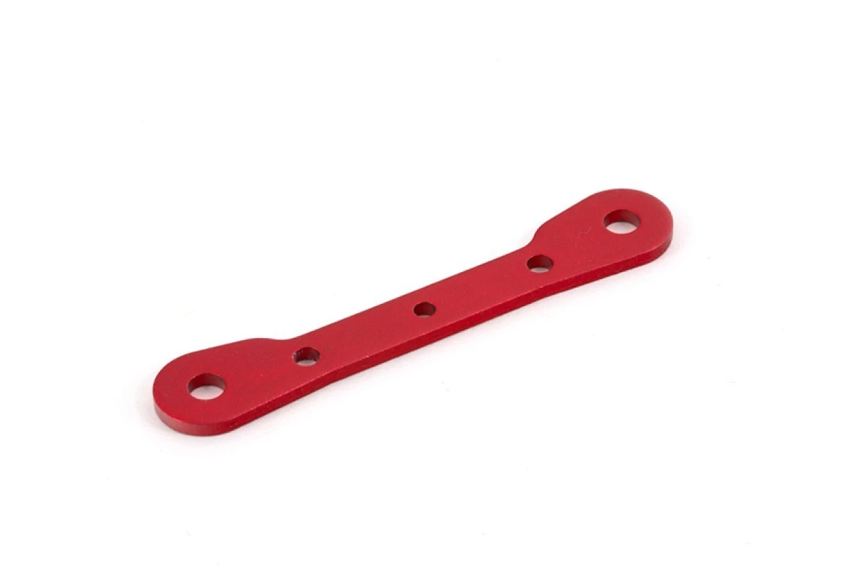 AR330229 | ARRMA Red Aluminium Rear Outside Suspension Arm Pin Brace