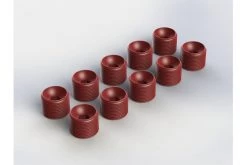 AR330335 | ARRMA Red Front Hub Nuts 10Pcs