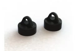 AR330491 | ARRMA Black Aluminium Shock Caps 2Pcs