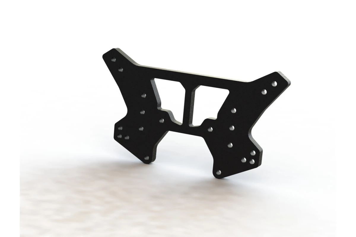 AR330499 | ARRMA Black Aluminium Rear RS Shock Tower