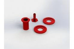 AR340094 | ARRMA Red Aluminium Servo Saver Parts Set