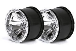 AR510012 | ARRMA 2.8" GRANITE Chrome Rims 2Pcs