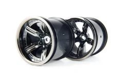 AR510032 | ARRMA 2.2" VORTEKS Chrome Black Rims 2Pcs