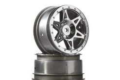 AR510041 | ARRMA 2.0/2.2" RAIDER Rear Chrome Rims 2Pcs