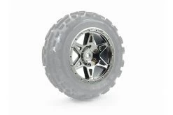 AR510042 | ARRMA 2.0/2.2" Black Chrome Raider Rims 2Pcs