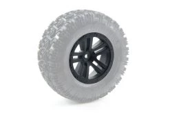 AR510044 | ARRMA 2.2/3.0" FURY Black Rims 2Pcs