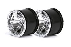 AR510051 | ARRMA 2.8" GRANITE Chrome Rims 2Pcs