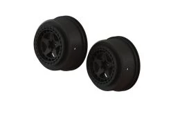 AR510096 | ARRMA 2.2/3.0" SENTON 4X4 SC Black Rims 2Pcs