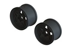 AR510113 | ARRMA 3.8" MT Black Rims 2Pcs