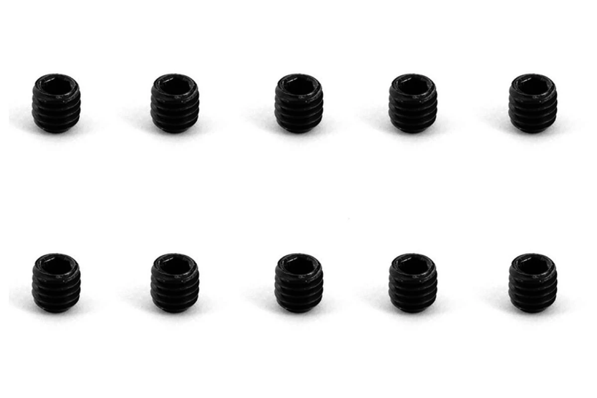 AR701404 | ARRMA 4x4mm Fine Thread Grub Screws 10Pcs