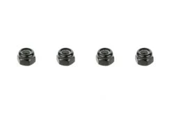 AR715001 | ARRMA 3mm Black Nyloc Nuts 4Pcs