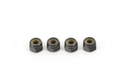 AR715005 | ARRMA 4mm Black Nyloc Nuts 4Pcs