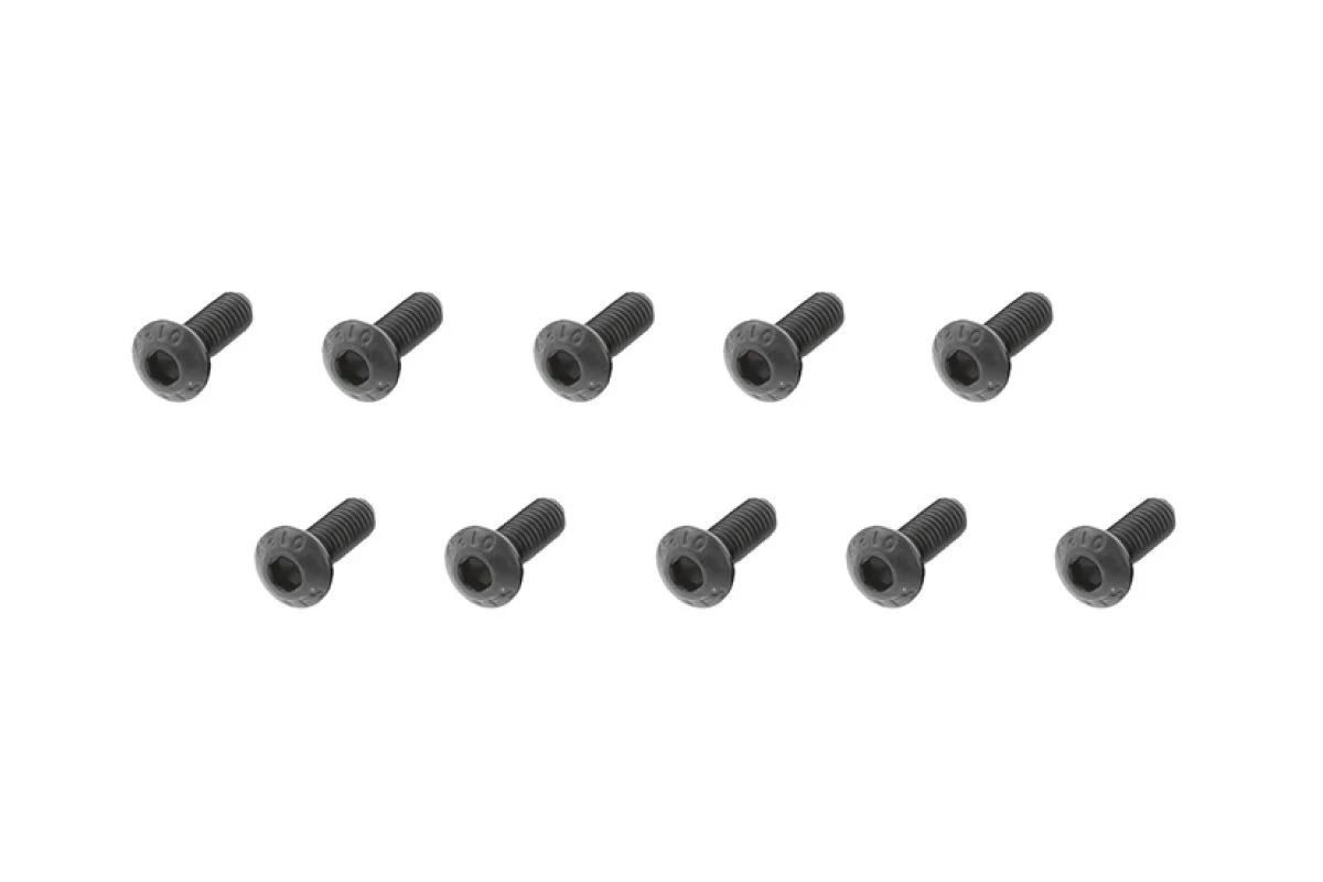 AR721308 | ARRMA 3x8mm Fine Thread Button Head Screws 10Pcs