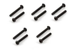 AR721320 | ARRMA 3x20mm Fine Thread Button Head Screws 10Pcs
