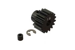 ARA310963 | ARRMA Steel 16T 1Mod Safe-D5 Pinion Gear W/ Hardware