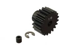 ARA310966 | ARRMA Steel 19T 1Mod Safe-D5 Pinion Gear W/ Hardware