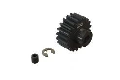ARA310967 | ARRMA Steel 20T 1Mod Safe-D5 Pinion Gear W/ Hardware