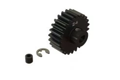 ARA310971 | ARRMA Steel 24T 1Mod Safe-D5 Pinion Gear W/ Hardware
