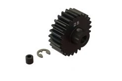 ARA310972 | ARRMA Steel 25T 1Mod Safe-D5 Pinion Gear W/ Hardware