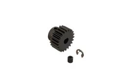 ARA311004 | ARRMA Steel 21T 32dp/0.8Mod Safe-D5 Pinion Gear W/ Hardware