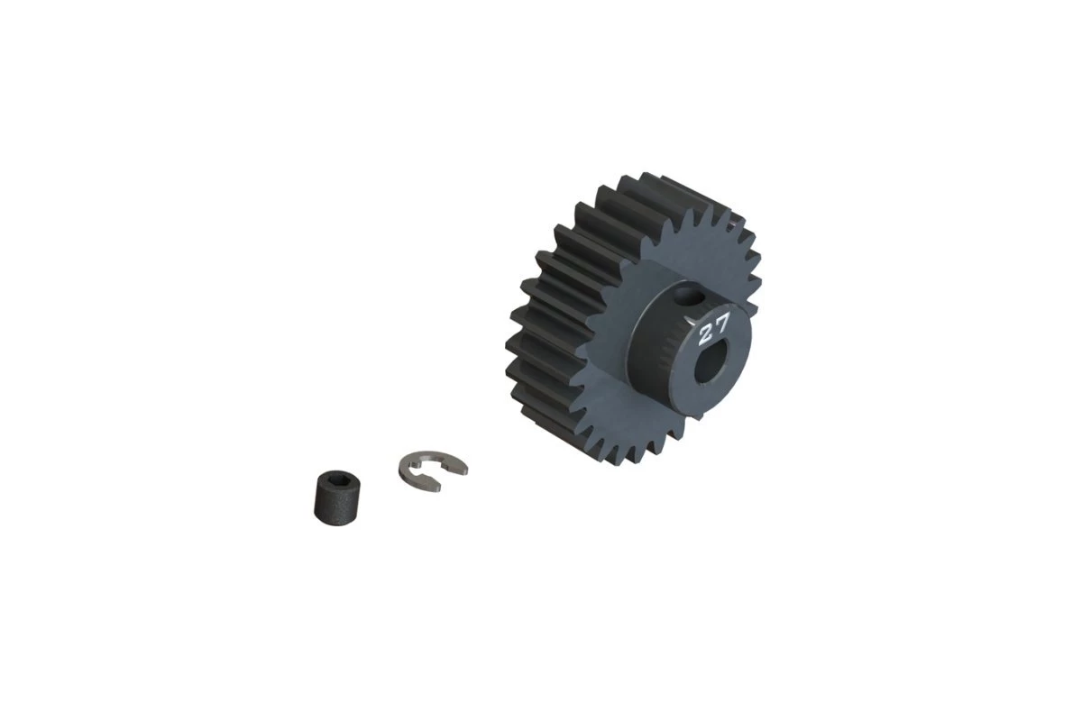 ARA311057 | ARRMA Steel 27T 1Mod Safe-D5 Pinion Gear W/ Hardware