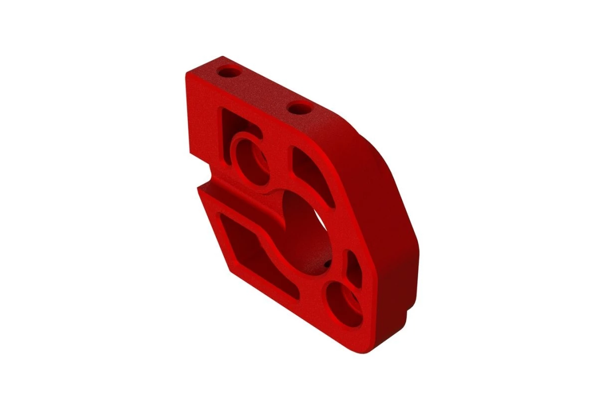 ARA320483 | ARRMA 1/5 Kraton 8S BLX Red Aluminium Motor Mount Plate