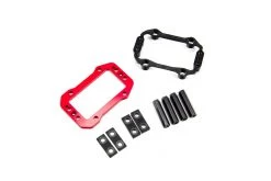 ARA320574 | ARRMA Red & Black Aluminium Servo Mount Set