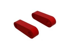 ARA330594 | ARRMA 1/5 8S BLX Red Aluminium Front Inside Suspension Arm Pin Brace Insert 2Pcs