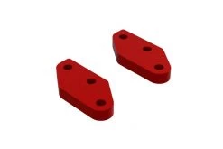 ARA340158 | ARRMA 1/5 8S BLX Red Aluminium Steering Plates A 2Pcs