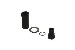ARA340187 | ARRMA Black Aluminium Servo Saver Hub Set