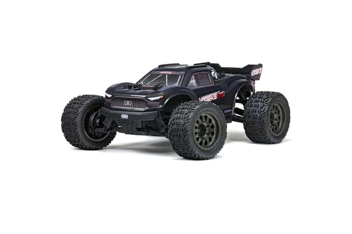 ARA4105V4T2 | ARRMA 1/10 VORTEKS 4X2 Boost Mega 550 RTR Brushed RC Stadium Truck - Gunmetal