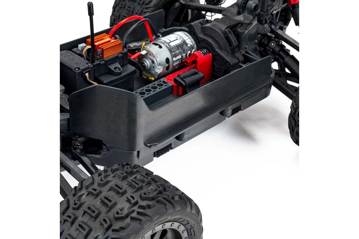 ARA4105V4T2 | ARRMA 1/10 VORTEKS 4X2 Boost Mega 550 RTR Brushed RC Stadium Truck - Gunmetal - Image 12