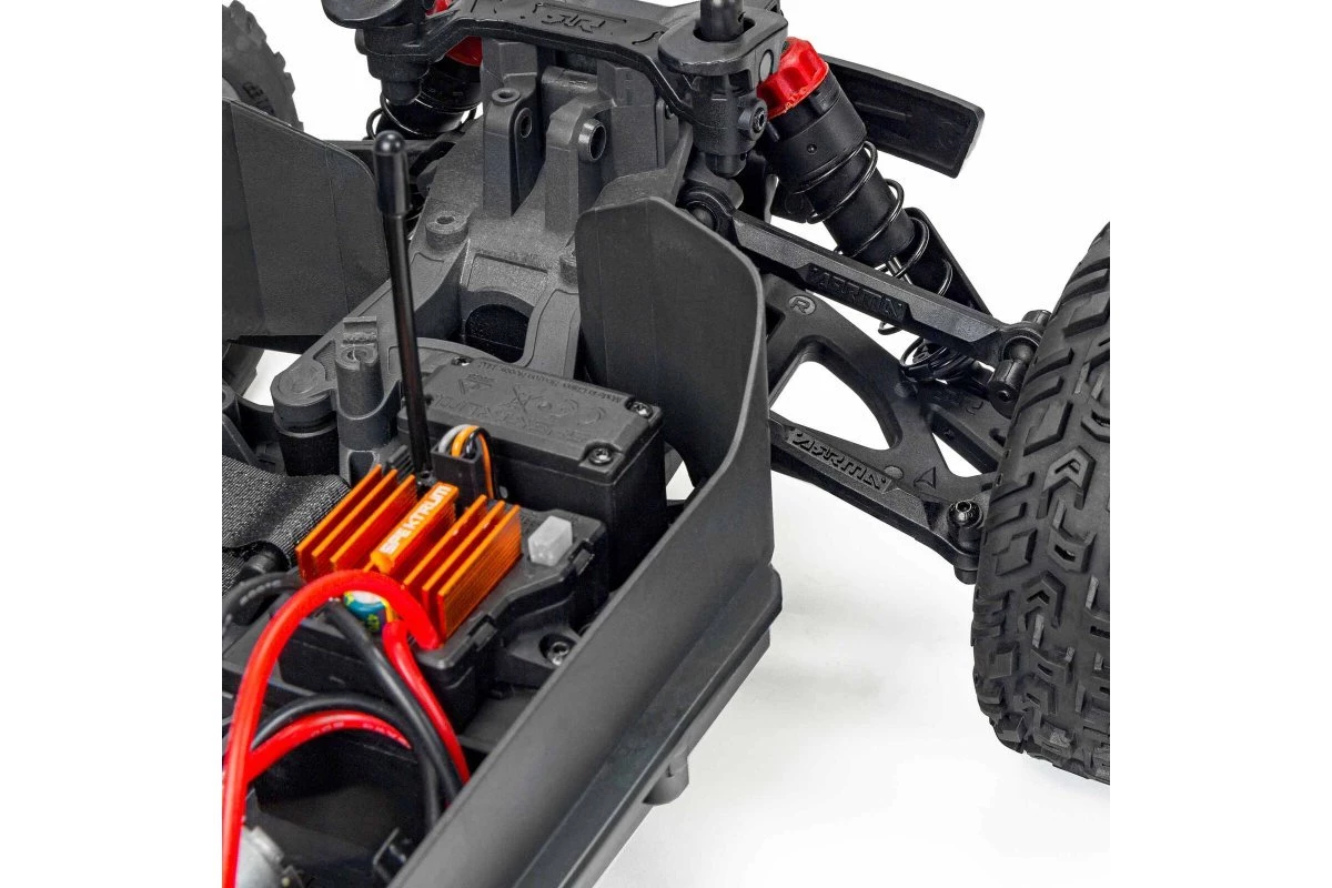 ARA4105V4T2 | ARRMA 1/10 VORTEKS 4X2 Boost Mega 550 RTR Brushed RC Stadium Truck - Gunmetal - Image 13