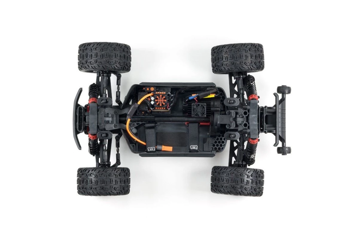 ARA4305V3T1 | ARRMA 1/10 VORTEKS 4x4 BLX 3S (V3) Brushless RC Stadium Truck - Red - Image 5