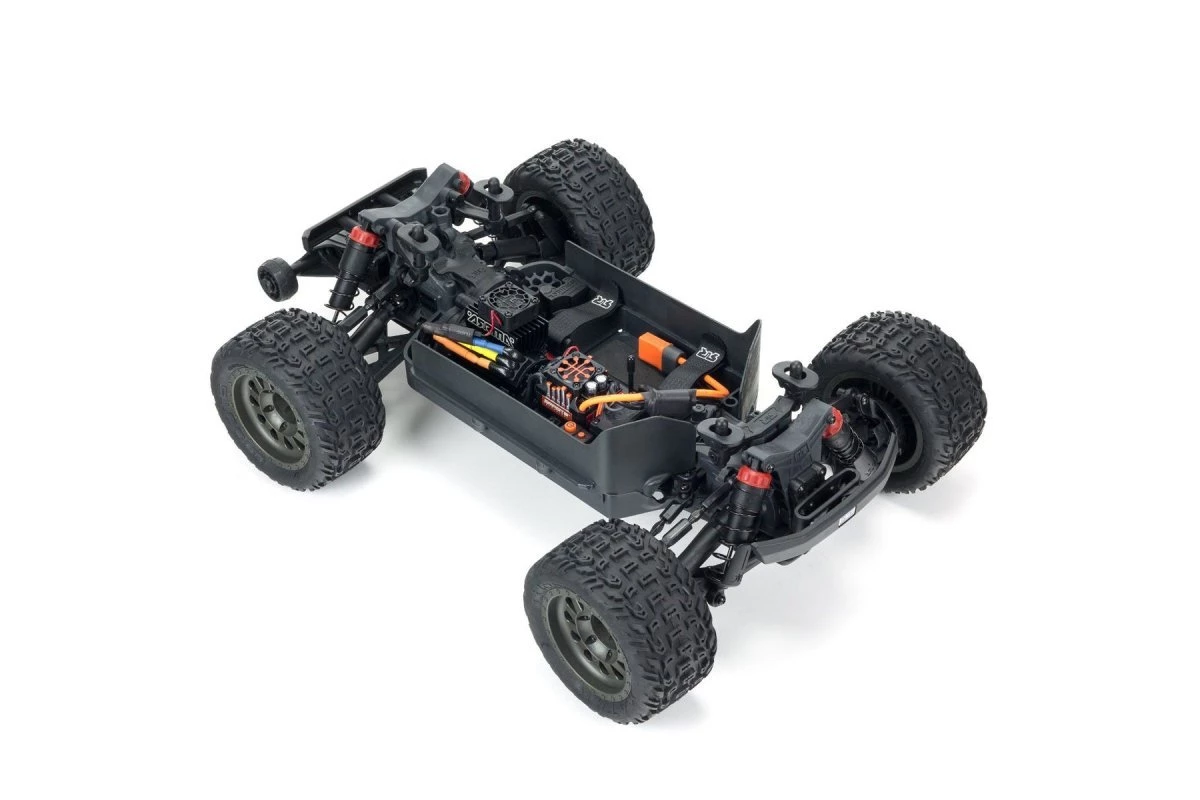 ARA4305V3T1 | ARRMA 1/10 VORTEKS 4x4 BLX 3S (V3) Brushless RC Stadium Truck - Red - Image 6