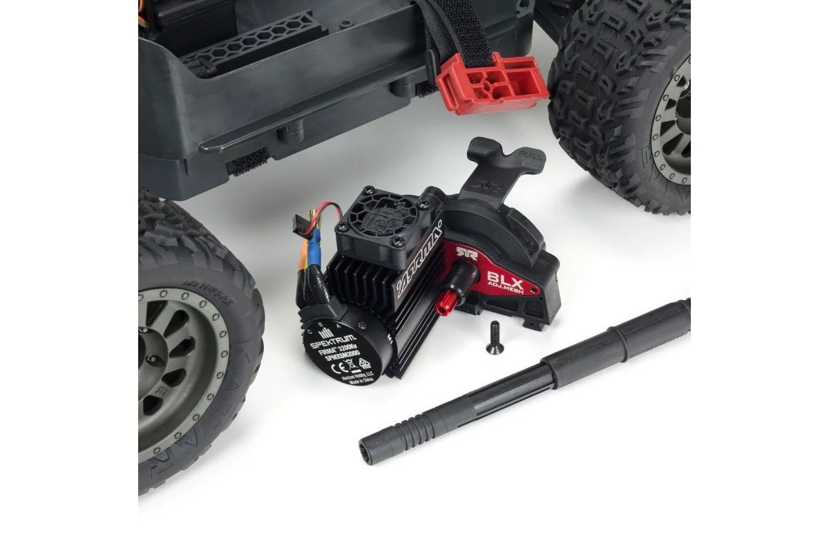 ARA4305V3T1 | ARRMA 1/10 VORTEKS 4x4 BLX 3S (V3) Brushless RC Stadium Truck - Red - Image 9