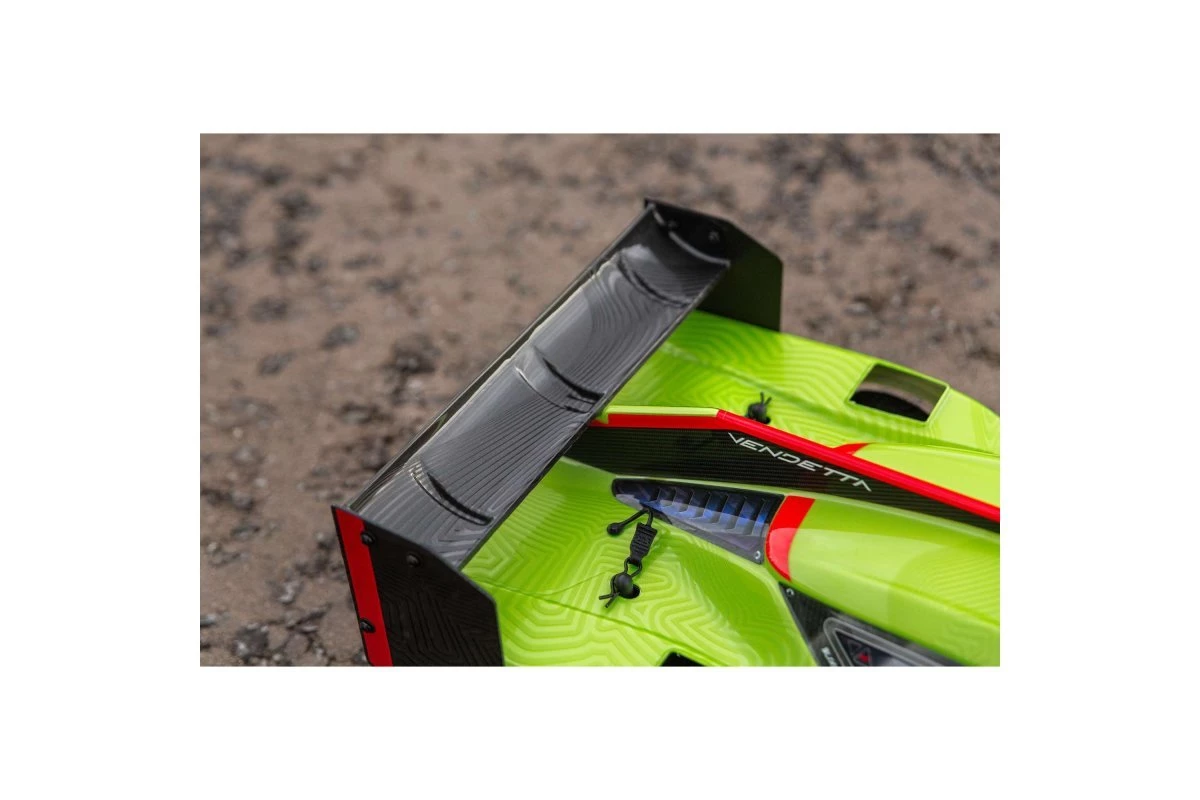 ARA4319V3T1 | ARRMA 1/8 Vendetta 4x4 3S BLX Brushless RTR On Road RC Car - Green - Image 8