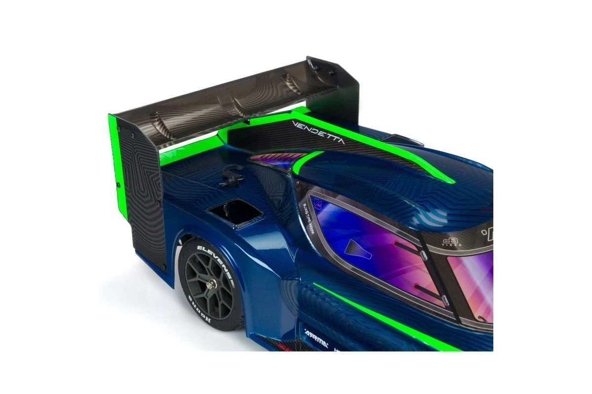 ARA4319V3T2 | ARRMA 1/8 Vendetta 4x4 3S BLX Electric Brushless RTR On Road RC Car - Blue - Image 9