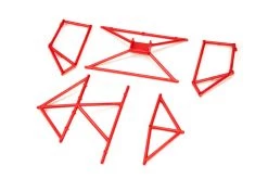 ARA480029 | ARRMA 1/7 Mojave Red Roll Cage Set