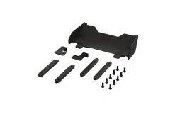 ARA480045 | ARRMA Vorteks Black Rear Wing & Roof Skid Plates W/ Hardware