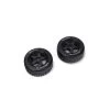 ARA550096 | ARRMA 3.3" Belted 35/085 (Silver) DBoots Hoons Tyres On Black 5-Spoke Rims - Glued Wheels 2Pcs