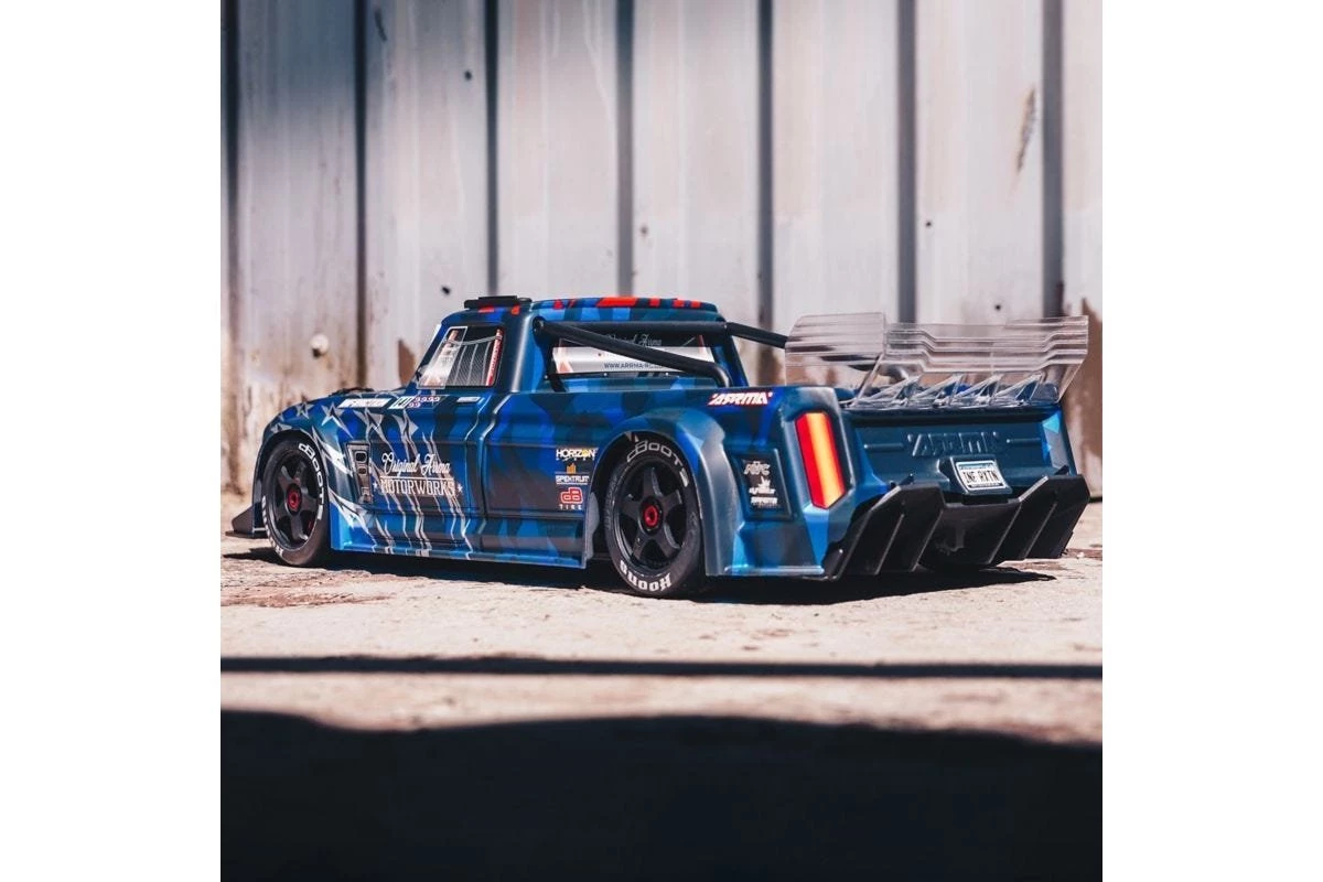 ARA7615V2T1 | ARRMA 1/7 INFRACTION 6S BLX Street Basher RC On Road Car - Blue - Image 5