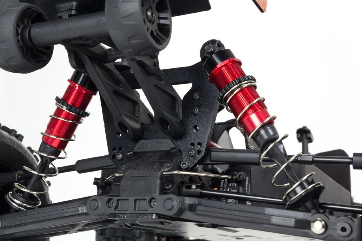 ARA8611V5T1 | ARRMA 1/8 NOTORIOUS 6S BLX (V5) Brushless RC Truggy - Black - Image 7