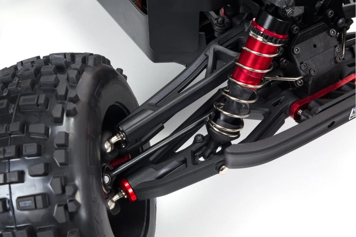 ARA8611V5T1 | ARRMA 1/8 NOTORIOUS 6S BLX (V5) Brushless RC Truggy - Black - Image 9